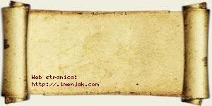 Tara Bzenić vizit kartica